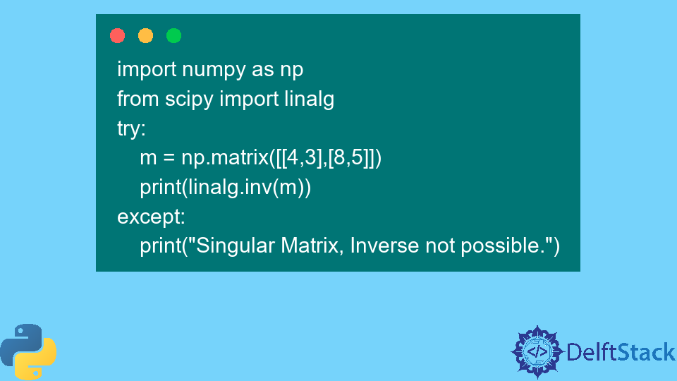 inverse-of-matrix-in-python-delft-stack